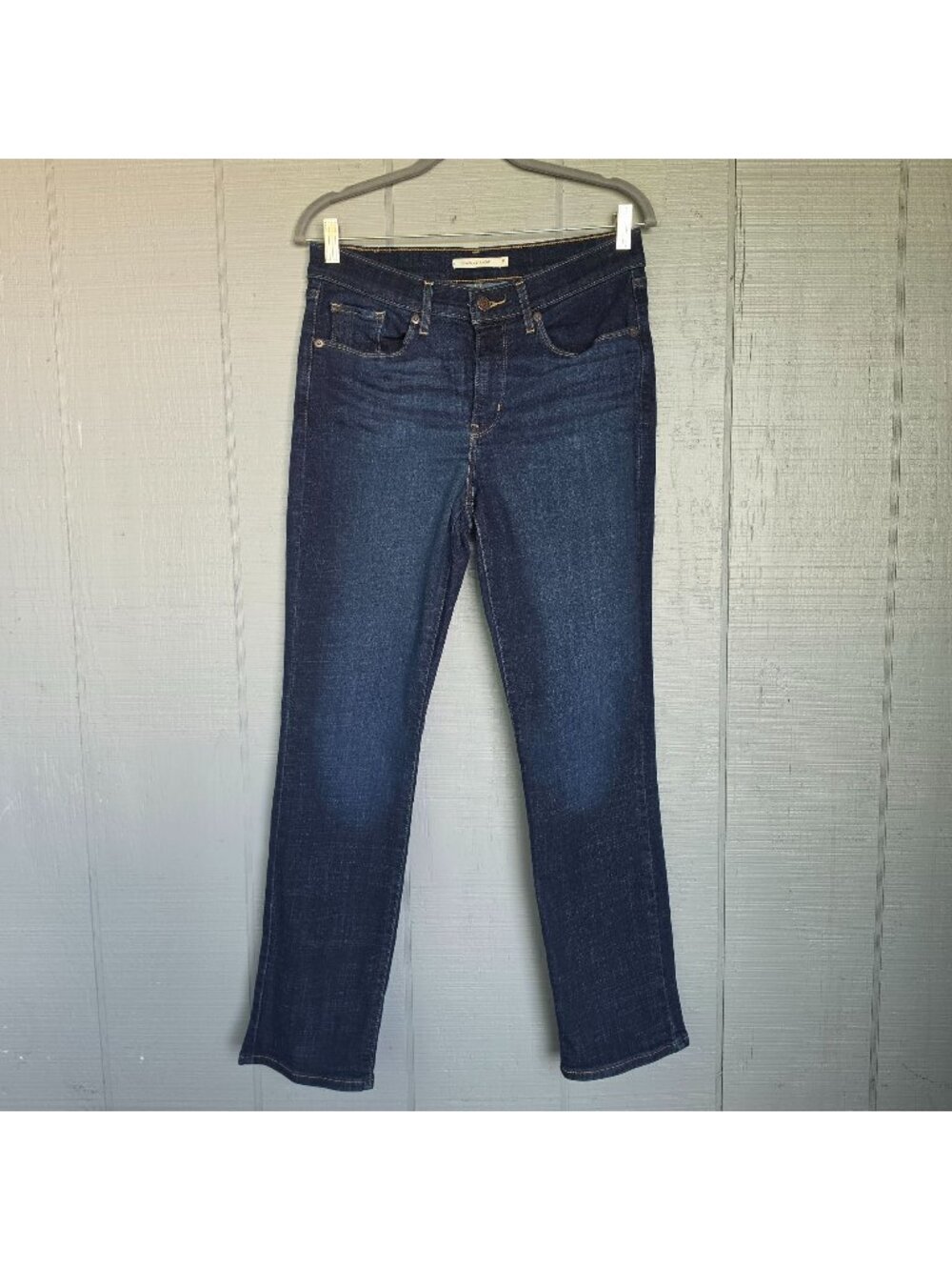 Levi’s Classic Straight Jeans Women’s Size 8 W29 L30 Dark Wash Stretch Denim